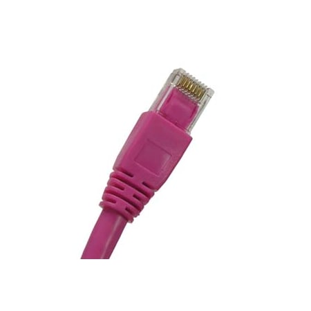 Bestlink Netware CAT6A UTP Ethernet Network Booted Cable- 100ft- Pink 100765PK